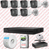 Hilook İp Kamera Seti 1080p Fullhd 6 Güvenlik Kamerası